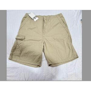 Men's Zara Cargo Cream Shorts Size M